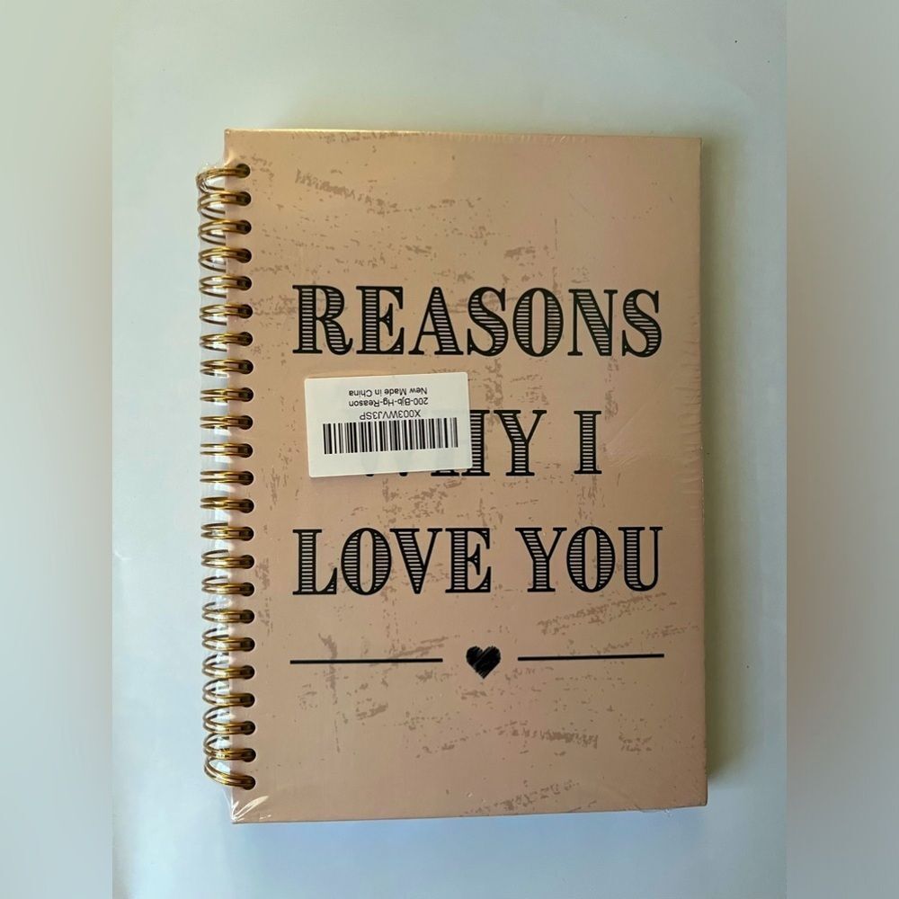 Reasons Why I Love You Notebook